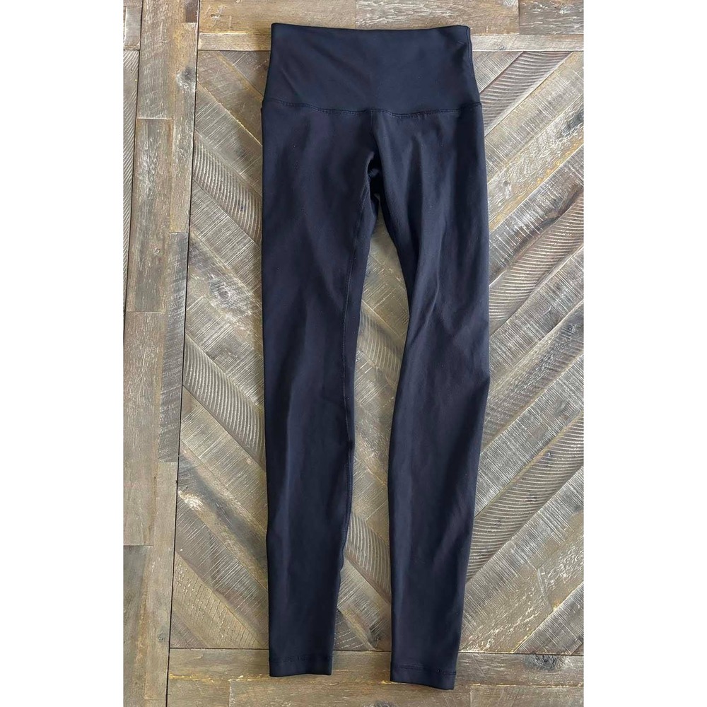 Lululemon Align High Rise Leggings Black Nulu Yoga Pants Size 6 Full Length